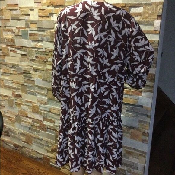 BOSS Decento Printed Long-Sleeve Dress - Picture 2 of 12